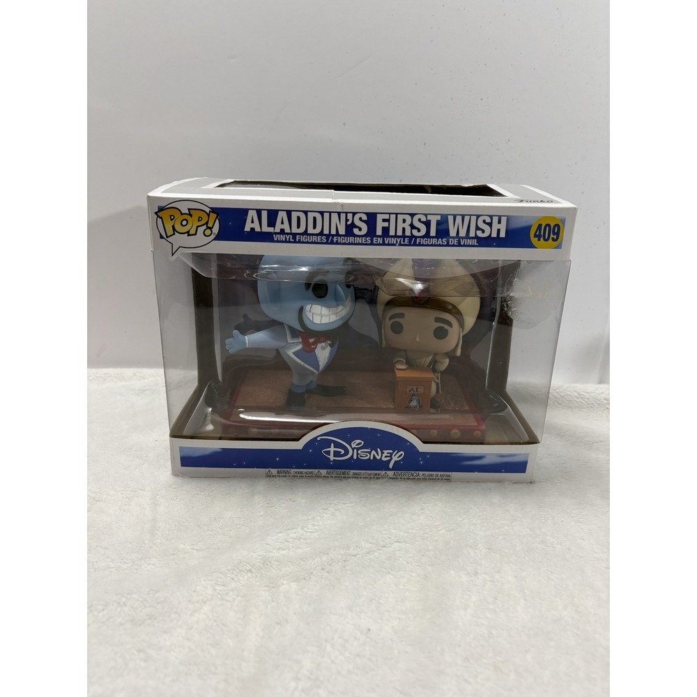 Funko POP! Disney Aladdin's‎ First Wish #409 Vinyl Figure DAMAGED BOX SEE PICS